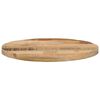 vidaXL Table Top Ø 40x1.5 cm Round Solid Wood Rough Mango