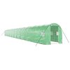 vidaXL Greenhouse with Steel Frame Green 48m&sup2; 24x2x2 m