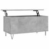 vidaXL Coffee Table Concrete Grey 90x44.5x45 cm Engineered Wood