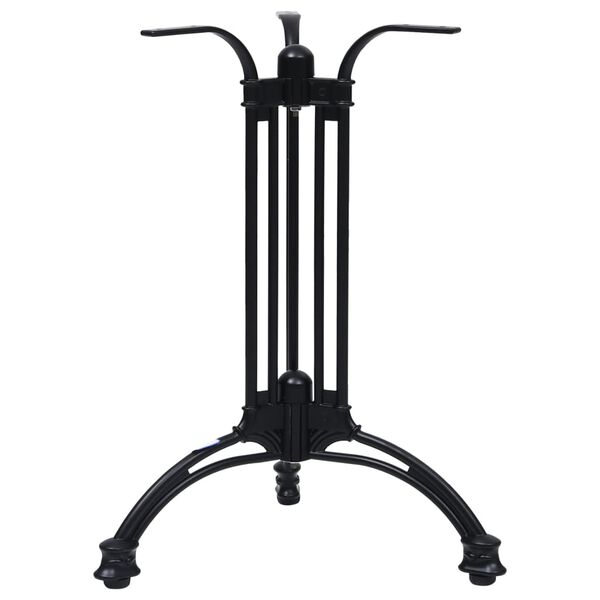 vidaXL Bistro Table Leg Black &Oslash;60x72 cm Cast Aluminium