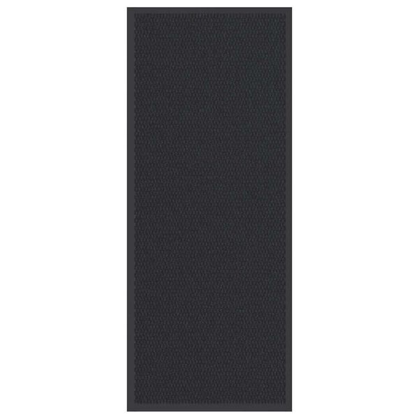 vidaXL Doormat Black 60x150 cm