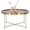 House Nordic Coffee Table Scarlett 70x40 cm Round Brass