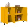 vidaXL Sideboard Mustard Yellow 100.5x39x72 cm Steel