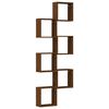 vidaXL Wall Cube Shelves 6 pcs Brown Oak 30x15x30 cm
