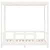 vidaXL Kids Bed Frame White 70x140 cm Solid Wood Pine