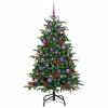 vidaXL Artificial Christmas Tree with 150 LEDs with Stand Green 150 cm