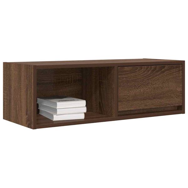 vidaXL TV Cabinets 2 pcs Brown Oak 80x31x25.5 cm Engineered Wood