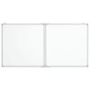vidaXL Magnetic Whiteboard Foldable 120x60x1.7 cm Aluminium