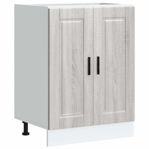 vidaXL Kitchen Base Cabinet "Porto" Grey Sonoma Engineered Wood