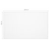 vidaXL Table Protector Matt 100x60 cm 1.6 mm PVC