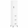 vidaXL Highboard White 34.5x34x180 cm Engineered Wood