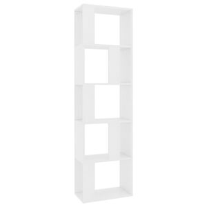 vidaXL Book Cabinet/Room Divider White 45x24x159 cm Engineered Wood