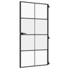 vidaXL Interior Door Slim Black 102.5x201.5 cm
