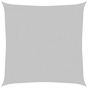 vidaXL Sun Shade Sail Light Grey 2.5x2.5 m 100% Polyester Oxford