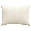 vidaXL Sofa Pillows 2 pcs Cream 70 x 50 cm Corduroy Fabric