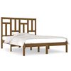 vidaXL Bed Frame without Mattress Honey Brown 150x200 cm King Size Solid Wood Pine