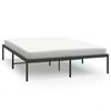 vidaXL Metal Bed Frame without Mattress Black 160x200cm