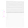 vidaXL Venetian Blinds Height Adjustable White 130 x 95 cm Aluminium