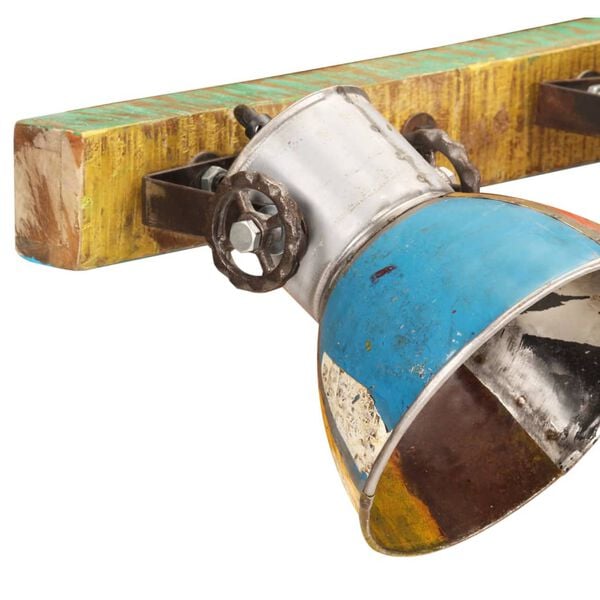 vidaXL Industrial Wall Lamp Multicolour 90x25 cm E27