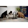 Kerbl Pet Feeders With Stand Adjustable Deluxe 2x2.8 L 52 cm Black
