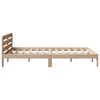vidaXL Bed Frame without Mattress 120x190 cm Small Double Solid Wood Pine