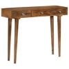 vidaXL Console Table Solid Mango Wood 102x30x79 cm
