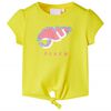 vidaXL Kids' T-shirt Yellow 104