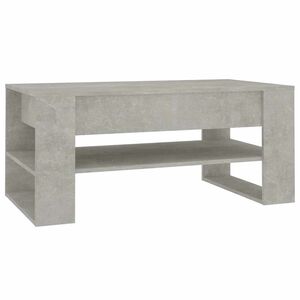 vidaXL Coffee Table Concrete Grey 102x55x45 cm Engineered Wood