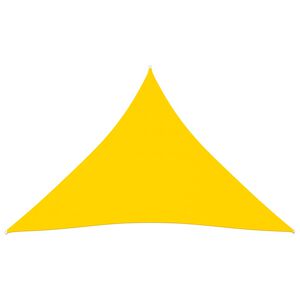 vidaXL Sunshade Sail Oxford Fabric Triangular 3x4x4 m Yellow