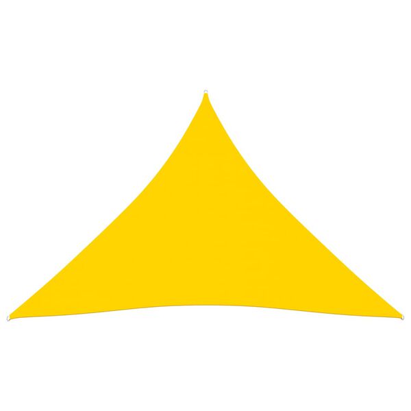 vidaXL Sunshade Sail Oxford Fabric Triangular 3x4x4 m Yellow
