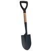 vidaXL Shovel Black 68.5 cm Power Coated Steel and Solid Wood