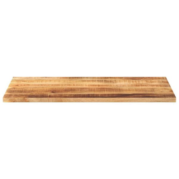 vidaXL Table Top 100x60x3.8 cm Rectangular Solid Wood Rough Mango