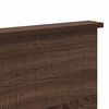 vidaXL Headboard with Headboard Brown Oak 120 cm Engineered wood