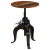 vidaXL Bar Table Solid Reclaimed Wood 60x(76-110) cm
