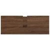 vidaXL Basin Cabinet with Drawers Brown Oak 90x34.5x60 cm