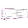 vidaXL Garden Planter 180x50x50 cm Solid Wood Douglas