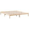 vidaXL Extra Long Bed Frame without Mattress 200x220 cm Solid Wood Pine