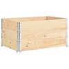 vidaXL Raised Beds 3 pcs 80x120 cm Solid Pine Wood (310051)