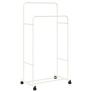vidaXL Clothes Rack White 80 x 53 x 156 cm