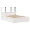 vidaXL Bed Frame without Mattress White 120x190 cm Small Double Solid Wood Pine