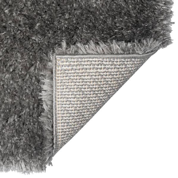 vidaXL High Pile Shaggy Rug Anthracite 140x200 cm 50 mm