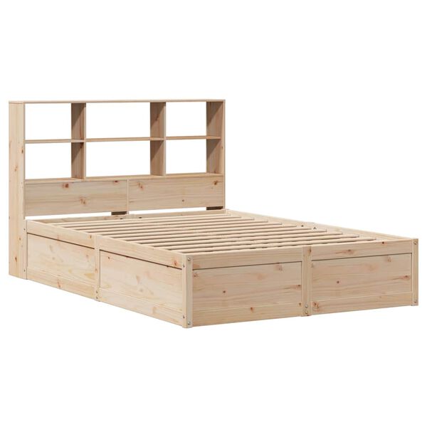 vidaXL Bed Frame without Mattress 160x200 cm Solid Wood Pine