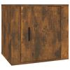 vidaXL Bedside Cabinet Smoked Oak 50x39x47 cm