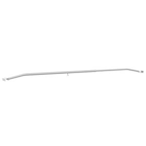 vidaXL Tarpaulin Bracket for Trailers Silver 136-218 cm