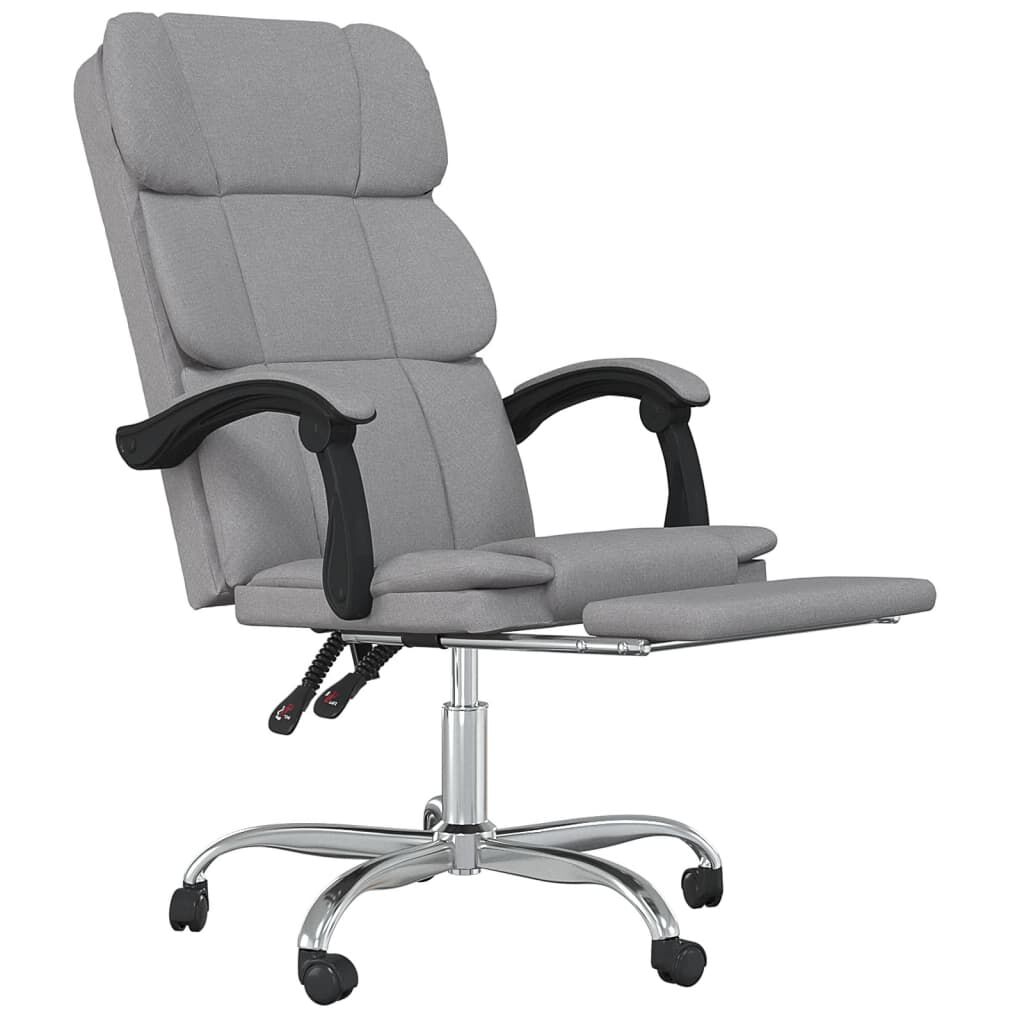 Fabric reclining deals office chair