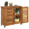 vidaXL Garden Cabinet Natural 75 x 35 x 70cm Solid Acacia Wood