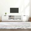 vidaXL 2 Piece TV Cabinet Set White 80x35x36,5 cm Engineered Wood