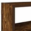 vidaXL Wall Cube Shelf 7 Compartments Smoked Oak Engineered Wood