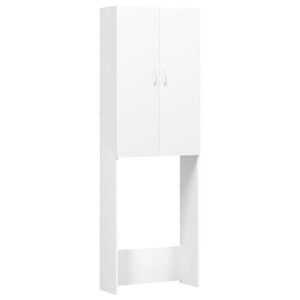 vidaXL Washing Machine Cabinet White 64x25,5x190 cm