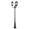 vidaXL Garden Light Bronze 235 cm Aluminium